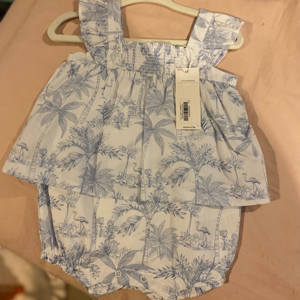 Nwt Janie and Jack girl romper